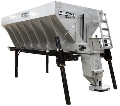 SaltDogg Black Powder-Coated Spreader Stand