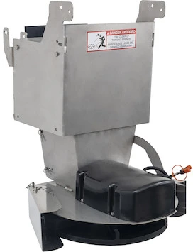 Replacement Adjustable Electric Stainless Steel Chute Assembly for SaltDogg 1400 Series Spreaders
