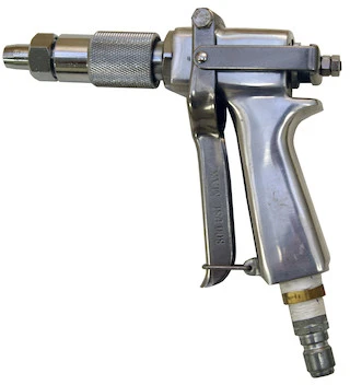 Hose Reel and Spray Gun with Adjustable Nozzle