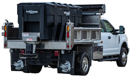 SaltDogg PRO3000 Electric Poly Hopper Spreader with Auger