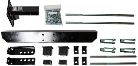 2 Inch Receiver Hitch Mount for SaltDogg TGS01B and TGS05B Spreaders