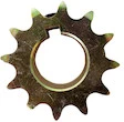 Replacement 1 Inch 12-Tooth Yellow Zinc Engine Sprocket with Set Screws for #40 Chain